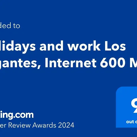 Apartment Holidays And Work Gigantes, Internet 600 Mb *